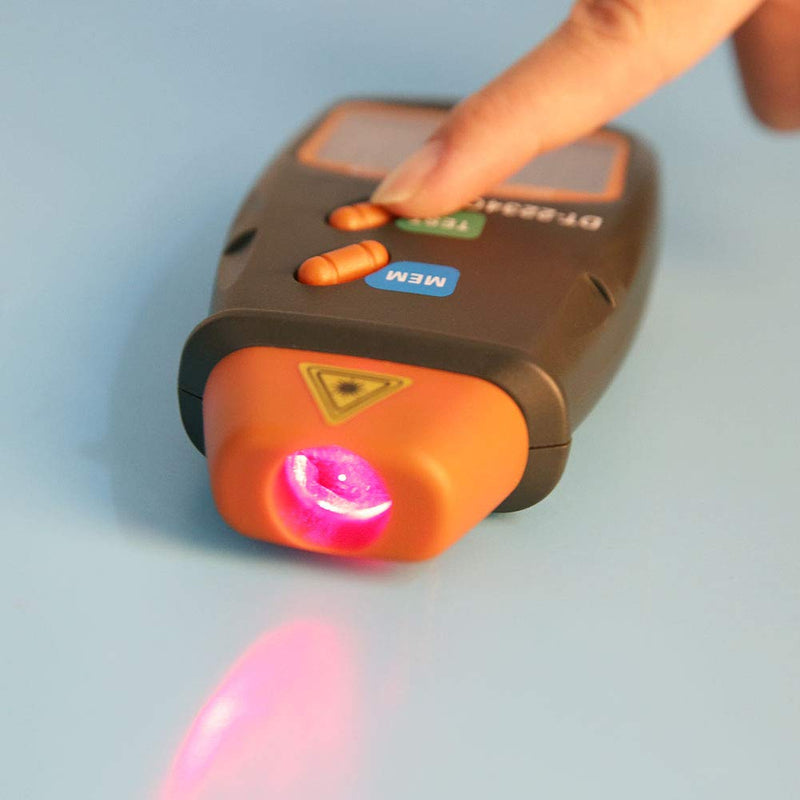 [Australia - AusPower] - Digital Tachometer, Jectse Tachometer with 5-Digit 18 mm LCD Display, Measuring Range from 2.5 RPM to 99,999 rpm, for Motors, Lathe, Electric 