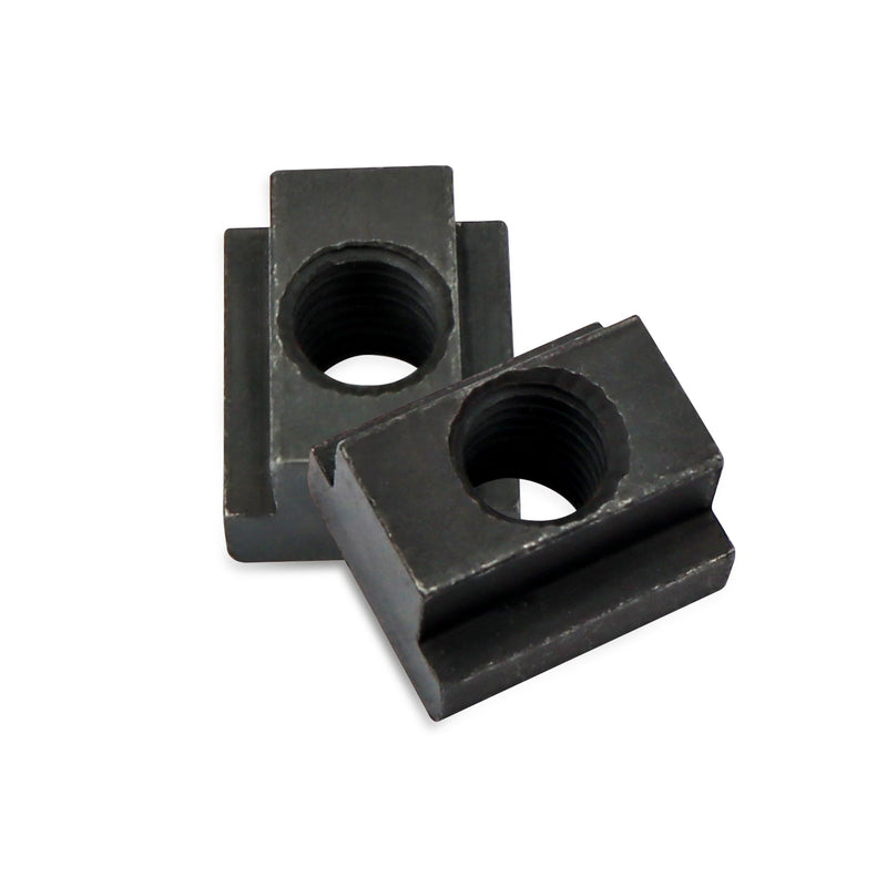 [Australia - AusPower] - 4pcs 3/8”-16 Threaded T-Slot Nuts, Black Oxide Finish Hardware Sliding Nuts T Track Accessories Hammer Head Fastener for Woodworking,Used in Machines Tool Tables 