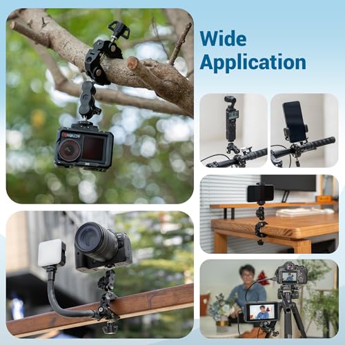 Mic Stand Guitar Cell Phone Holder Mount w Super Clamp for Microphone Stand Super Clamp(Clip-on)