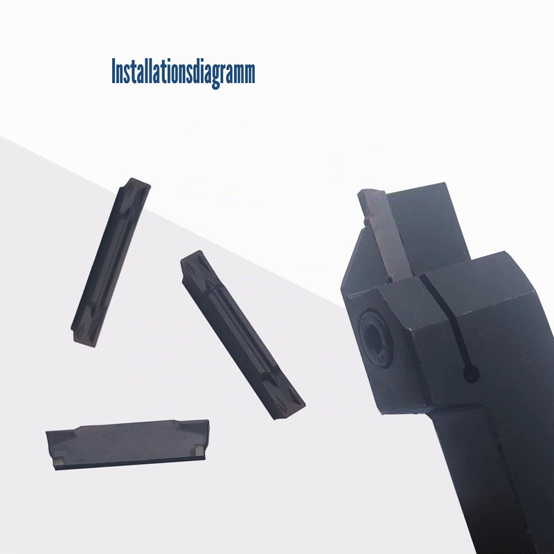 13 Piece Lathe Punching Tool Holder MGEHR1212-1.5 with 11-Piece MGMN150-G Carbide Indexable Inserts (MGEHR1212-1,5+MGMN150) MGEHR1212-1.5+MGMN150