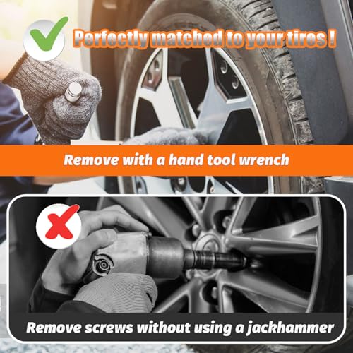 HUAREW D-Wheel locking lug nut removal tool for removing vehicle lug nuts