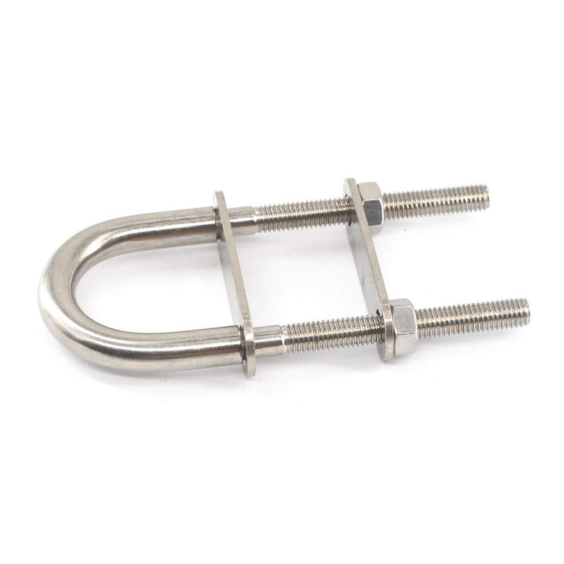 [Australia - AusPower] - 304 Stainless Steel U Bolt Set M5x78 Marine Boat Deck Hardware 4PCS 
