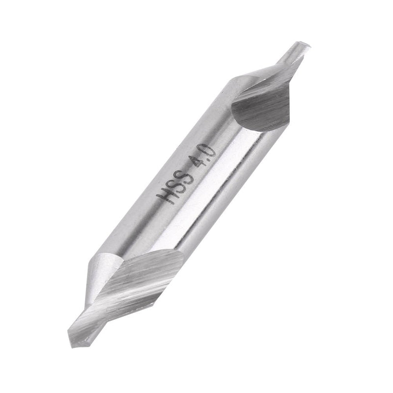 [Australia - AusPower] - Centre Drill Bit Metal Set 60 Degree Angle Countersink 1.5 / 2 / 2.5 / 3 / 4 mm Centre Drill Bit 5 Pieces High Speed Steel Centre Drill 60 Degree Centre Drill for Hole Processing 