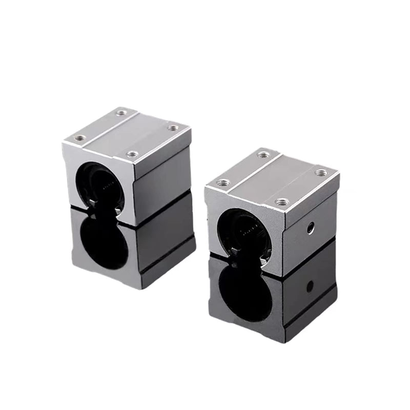 [Australia - AusPower] - SBR20UU Bearing Blocks, 2Pcs 20mm Open Sliding Ball Bearing Block for SBR20 Linear Motion Shaft Guides Slide Rails as CNC Linear Rail Kit SBR20UU 