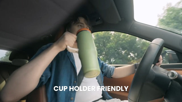30 oz Tumbler with Handle, Starry Night Sports Travel Mug 30 Ounces