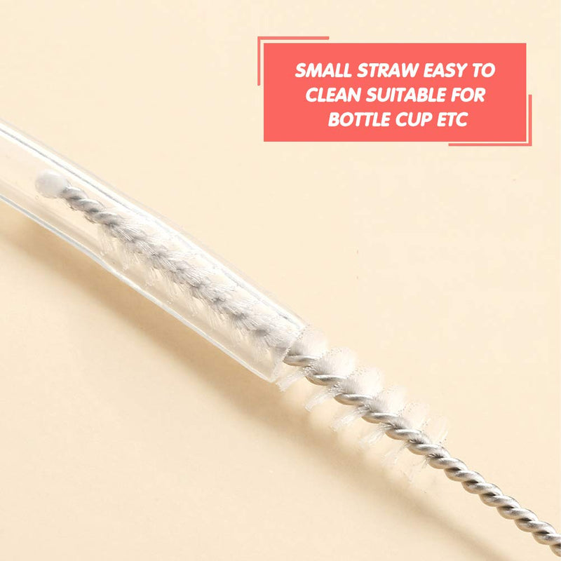 [Australia - AusPower] - FOCCTS Pack of 2 Milk Hose Brush, 45 cm Spiral Cleaning Brush, Steel Wire Tube Brush, Cleaning Brush, Tube Brush for Milk Hoses, Teapot, Straw 