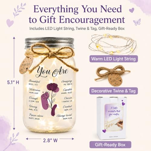 Christian Gifts for Women, Religious Gifts for Women, You Are Loved Jar