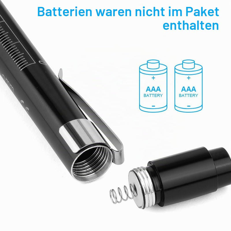 Light Pupil Light, flintronic Diagnostic Light, Pupil Light, Medical Penlight, Reusable Diagnostic LED Pen Torch, Torch Light Pen with Pocket Clip for Doctors, Pack of 5 | Medical Penlight, Reusable Diagnostic LED Pen Torch, Torch Light Pen with Pocket...