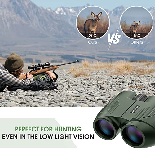 20x25 High Powered Binoculars for Adults,Green Green