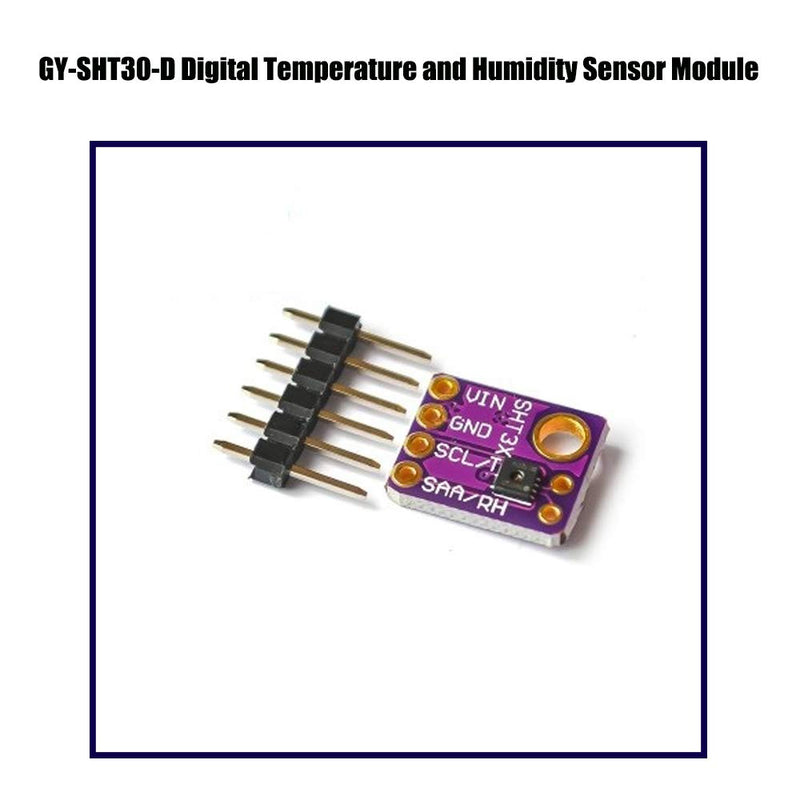 [Australia - AusPower] - KOOBOOK 2Pcs SHT30-D Temperature Humidity Sensor Module Breakout Weather for Arduino 