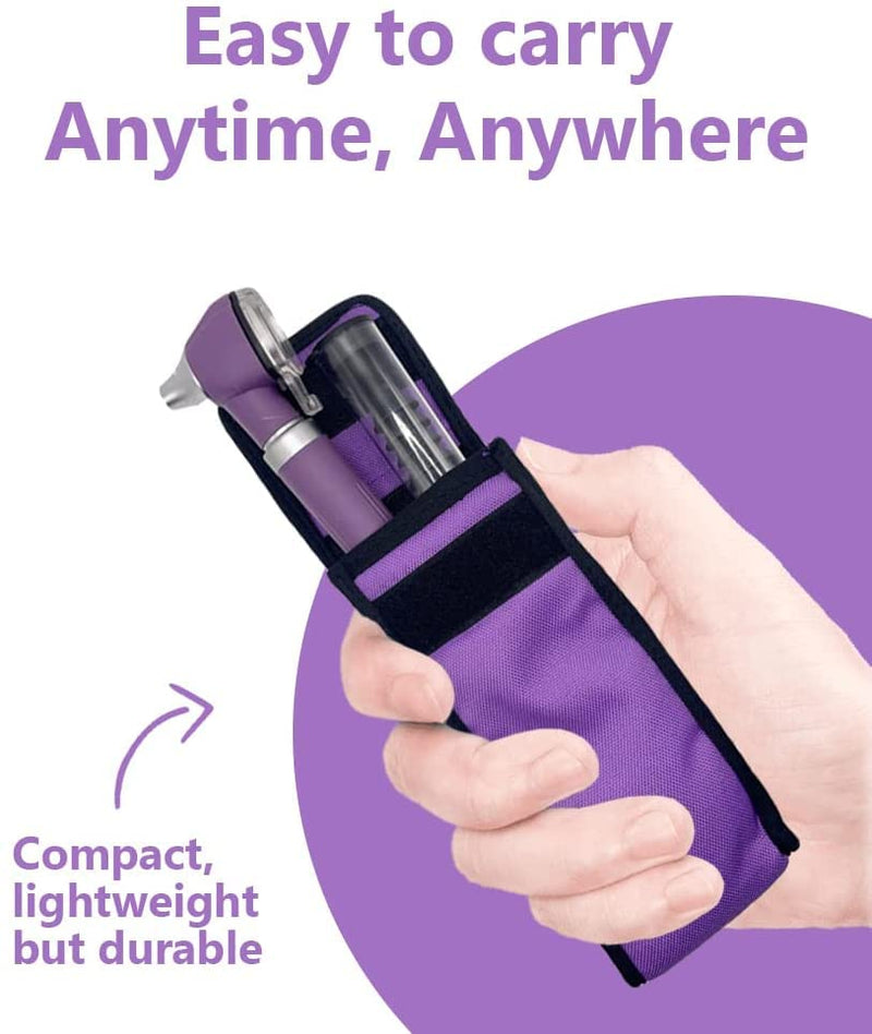 [Australia - AusPower] - OdontoMed2011® Mini Otoscope Fiber Optic Examination + Free Bulb (Purple) Purple 