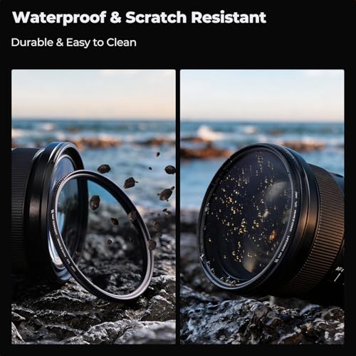 K&F CONCEPT 86mm Circular Polarizer Lens Filter with 28 Multi-Layer Coated