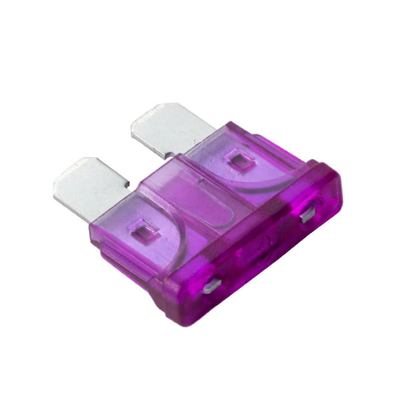 [Australia - AusPower] - 100Pcs 3 Amp Fuses Stanbdard Fuse, 3A Car Fuse Blade for Automotive, Truck, Boat, Motorcycle 3A × 100pcs 
