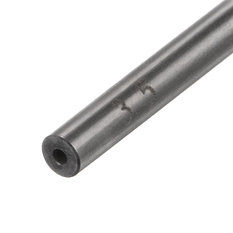 [Australia - AusPower] - uxcell Chucking Reamer 3.5mm, H7 HSS Lathe Machine Reamer 6 Straight Flutes, Round Shank Milling Cutting Tool, Metric Reaming Drill Bit for Stainless Steel Metal Hole 