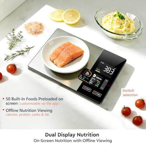 Smart Food Scales Calorie Counting Nutrition Food Scale with TFT Display