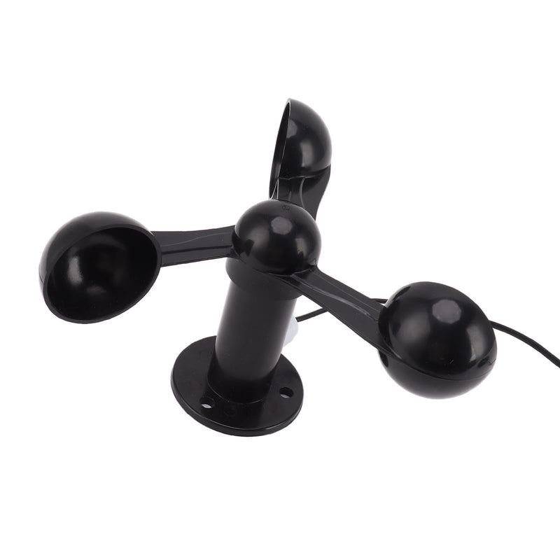 [Australia - AusPower] - Anemometer Sensor, Measures Wind Speeds, Includes 8M Waterproof Cable, Features 4cm Mounting Hole, Anti-Interference Design, 3 Cups Wind Speed Detector 