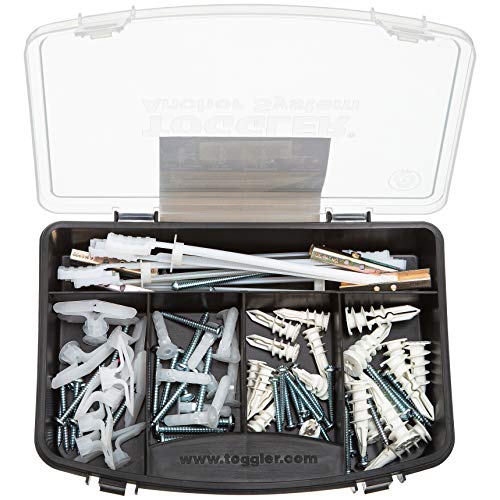TOGGLER 44-Piece Drywall Anchor Kit with Toggle Bolts