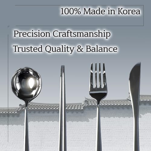 Korean 316 Stainless Steel Cutlery Set for 1