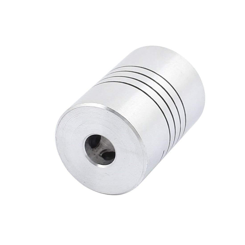 [Australia - AusPower] - 6mm to 6mm Shaft Coupling 25mm Length 18mm Diameter Stepper Motor Coupler Aluminum Alloy Joint Connector for 3D Printer CNC Machine DIY Encoder (Pack of 2? 