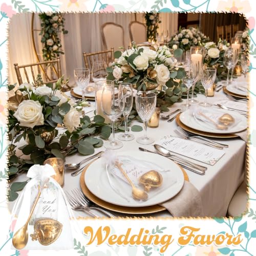 30 Sets Bridal Shower Gold Tea Party Favor for Guest