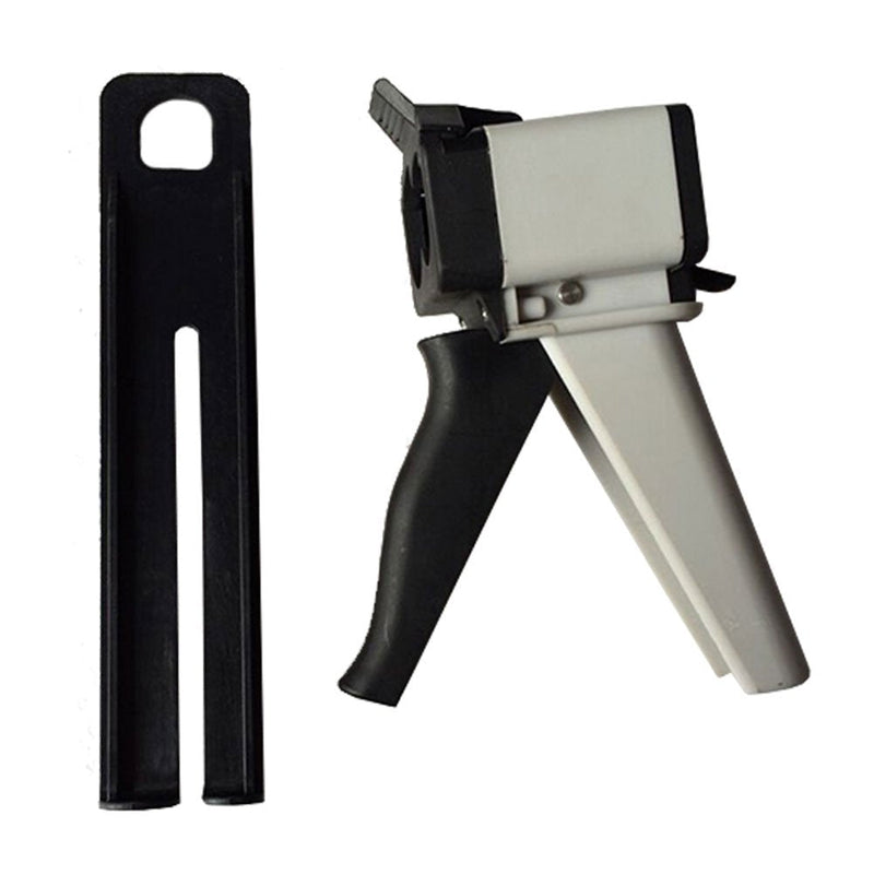 [Australia - AusPower] - Angzhili Dental Impression Mixing Dispenser Dispensing Gun 1:1/2:1 Ratio,Manual Dual Cartridge Applicator Gun Applied to 50ml 