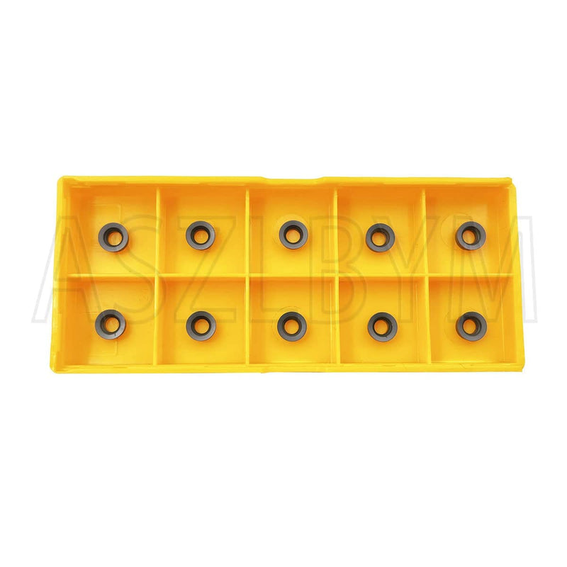[Australia - AusPower] - 11PCS RCMT060204 MO R3 Round Carbide Inserts Milling Cutter with SRDCN 1212H06 1/2” / 12mm Round Carbide Metal Lathe Tools Indexable Turning Tool Milling Insert Holder Lathe Cutting Tools Srdcn1212h06 + Rcmt060204 