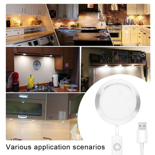 2 Pieces 3D Printer LED Lamp Kit for Lab A1/A1mini/P1S/P1P/X1C, 3D Printer Part LED Light Strip Lighting Strip Model Set, with USB Adapter, Night Light Models Replacement for 3D Printer, RGB Light