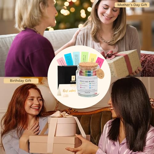 Read Me When Bible Verses Jar with Greeting Card, Gifts for Women Men
