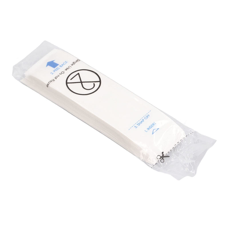 [Australia - AusPower] - 50PCS Disposable Thermometer Probe Cover Set, PE Film Paper 9.5x2.5cm, Accurate for Digital Thermometer 