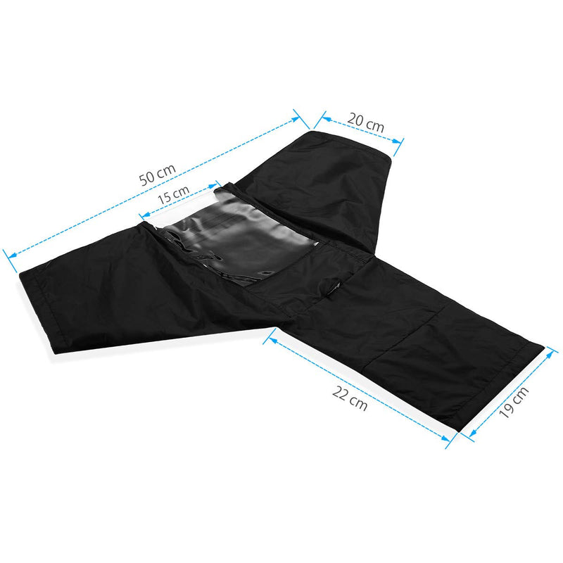 [Australia - AusPower] - Powerextra Professional Waterproof Camera Rain Cover Protector for Nikon Sony Pentax and Other Digital SLR Cameras, Great for Rain Dirt Sand Snow Protection (Black) 