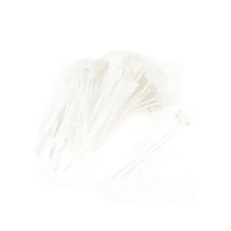 1000 Pcs Write on Tags Wire Zip Ties Cable Mark Tags Nylon Power Marking Label (1000pcs) 1000Pcs