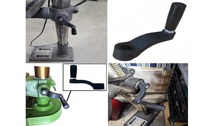 [Australia - AusPower] - BGD 10601009A1 Drill Press Crank Handle 360° Free Rotation Part Fits Sears Craftsman Machines,for Desktop Drilling Raise Lowe Crank Handle 