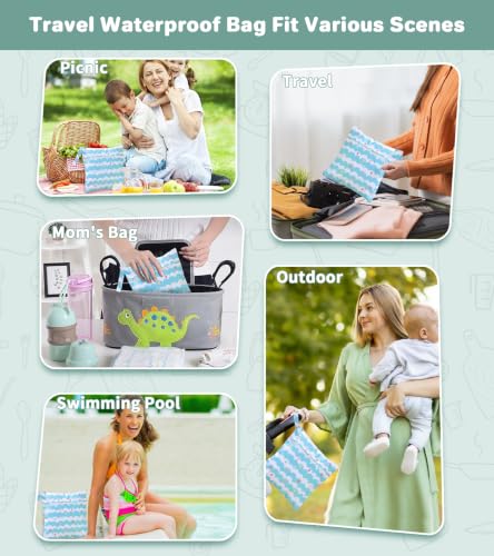 Silicone Baby Feeding Set, BPA Free Baby Dishes Set with Suction Bowl Divided Plate, Adjustable Bib, Soft Spoons and Forks, Cup, Travel Bag, BPA-free, Microwave and Dishwasher Safe, 6 month+ (Green) Dark Green