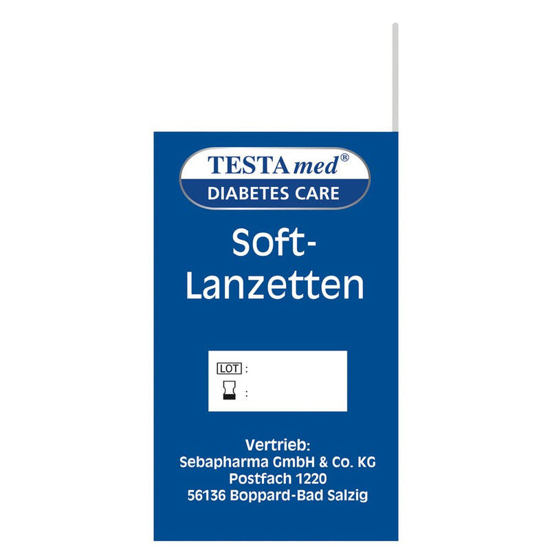 TESTAmed GlucoCheck Advance Soft Lancets (Pack of 100) 100 pieces (Pack of 1)