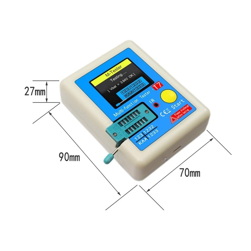 DollaTek Transistor Tester Multifunction TFT Diode Triode Capacity Tester LCR ESR NPN PNP MOSFET IR