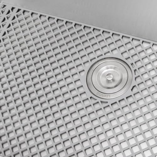 Ruvati Gray Silicone Bottom Sink Mat for RVH8309 - RVA48309GR 26 x 16 inch