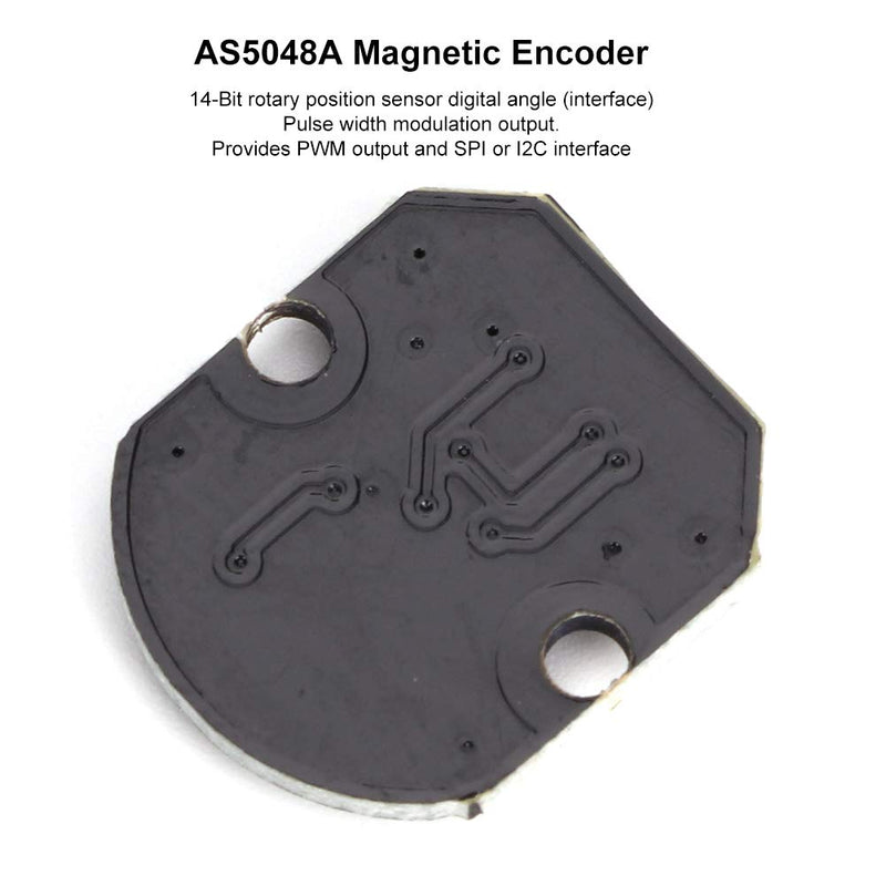 [Australia - AusPower] - Fafeicy 2 PCS AS5048A Magnetic Encoder, Stepper Encoder Magnetic PWM/Serial Peripheral Interface Port Module PWM Controller 5V DC Angle Accuracy 0.05° (2) 