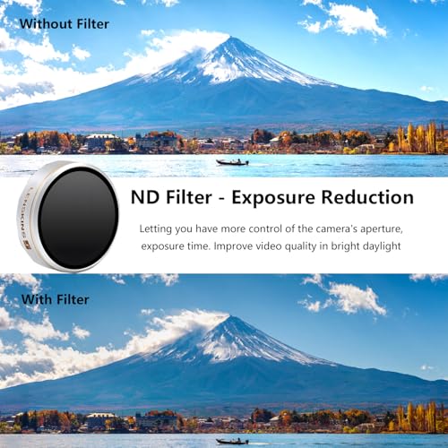 ND Filter Set for DJI Phantom 4 Pro, Pro+ and Advanced, 3 Pack ND Phantom 4 Pro/Pro+/Advanced