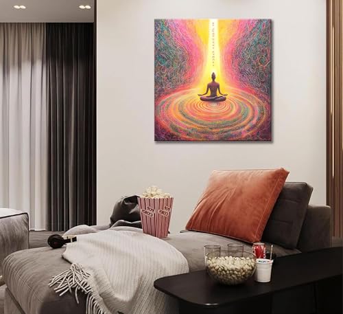 Kyczmys Chakra Chart Canvas Wall Art 12"L x 12"W