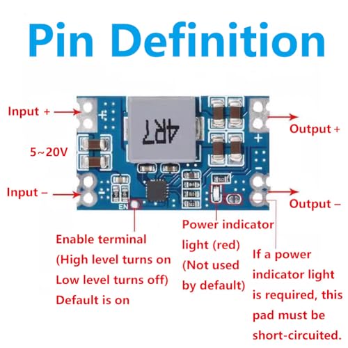 Penglin 5 pieces DC-DC 5V 5A MINI560 7-20V buck voltage converter | Step down power modules, power adjustment transformers