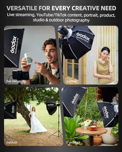 Godox Softbox EazyFlow Octa 24" /60cm Quick Release Octagonal Softbox EazyFlow Octa 60cm