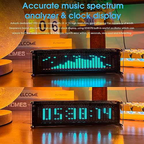 Nobsound AK2515 Music Spectrum Audio 15 Level Indicator VU Meter Screen Amplifier VFD LED Display Amplifier Music Display
