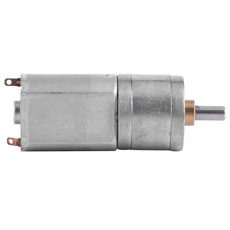 Geared Motor, Reversible High Torque Turbo Motor, DC 12V, Electric Speed Reduction Gearbox Motor, 15/30/50/100/200 RPM (12V 50RPM) 12V 50RPM