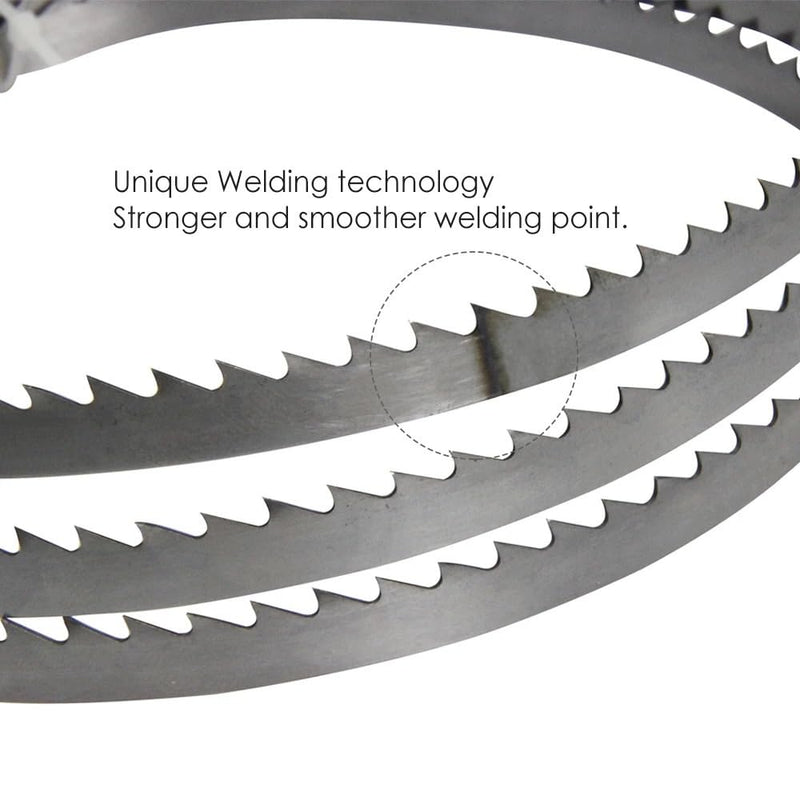 [Australia - AusPower] - Set of 4 Bandsaw Blades 1790 x 10 x 0.35 mm 10 TPI for Hard / Soft Wood Plastic Saw Band Saw Blades Suitable for Holzstar HBS 251, Suitable for HBS261 1790x10x0.35mm, 10 ZpZ, 4PCS 
