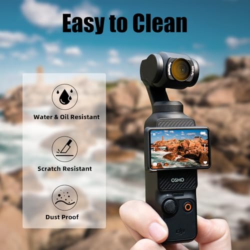 Walking Way Magnetic ND Filter Set Compatible with DJI Osmo Pocket 3 Creator Combo Accessories - 4 Pack (ND8/PL, ND16/PL, ND32/PL, ND64/PL),Neutral Density Filters HD Optical Glass/Multi-Coated Magnetic ND8PL/ND16PL/ND32PL/ND64PL