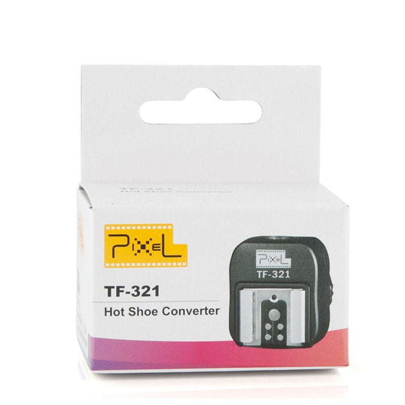 [Australia - AusPower] - Pixel e-TTL Flash Hot Shoe Adapter with Extra PC Sync Port for Canon DSLRs and Flashguns 