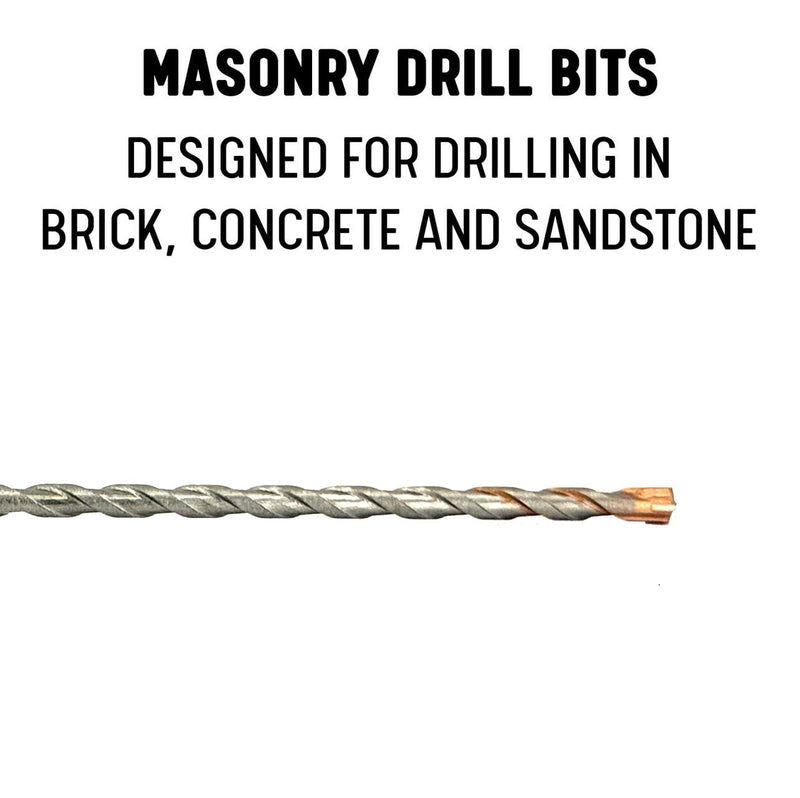 Drill America 7/16" X 18" PRO Series SDS-Plus 4-Cut Tip Hammer Bit Drill Bit 7/16" 18"