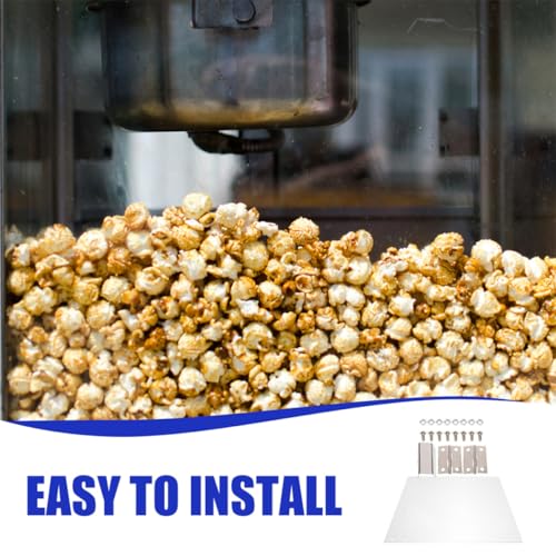 STOBAZA 2Pcs Popcorn Machine Door Protective Panel Replacement Parts Thickened PVC Dual-Door Design for Commercial and Household Setup with Professional Look Preventing Popcorn Spill