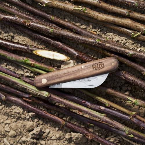 FELCO pruning and grafting knife with compact folding blade for precise garden cutting