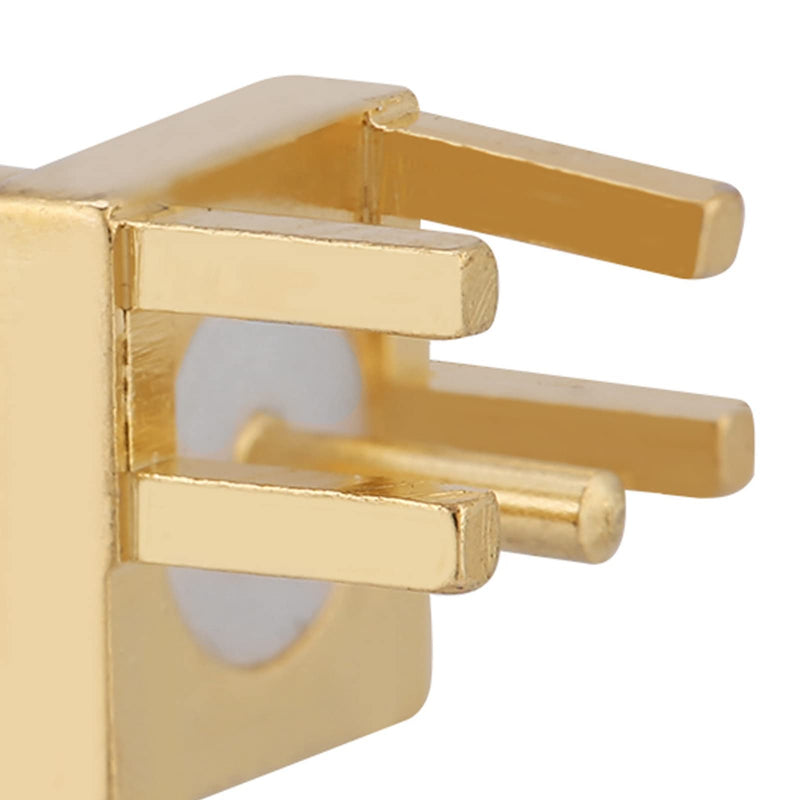 SMA Socket, 10 Pieces SMA-KE Plug, Brass Adapter, 50 Ohm RF Plug